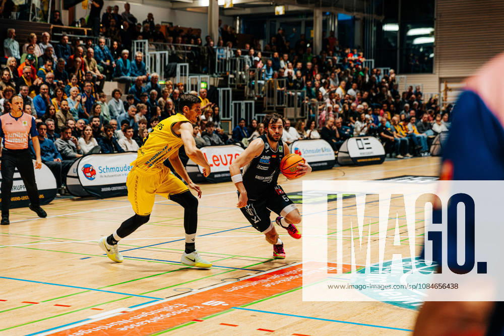 Matej Silic, Paderborn Baskets, No. 05, vs. Christoph Philipps, GER, Kreisbau Knights vs. SBB Baskets, Basketball, ProA, Matchday 1, 2026–2027 Season, September 26, 2026 GER, Kreisbau Kirchheim Knights vs. Paderborn Baskets, Basketball, ProA, Matchday 5, 2026–2027 season, October 17, 2026 Kirchheim