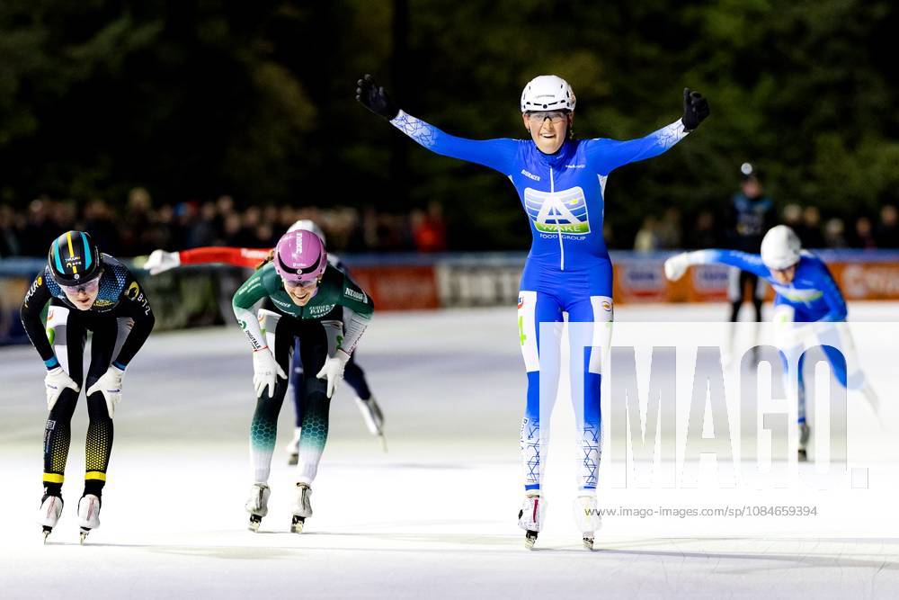 AMSTERDAM - Sofia Schilder wins the first women s Marathon Cup race at the Jaap Eden Track. RAMON VAN FLYMEN ANP ANPxSportx IVx 572735519 originalFilename: 572735519