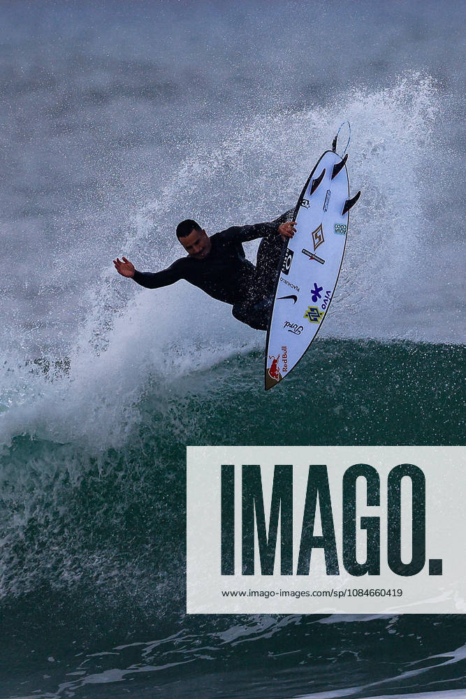 Meo Rip Curl Pro Portugal - Quarter Finals Italo Ferreira of Brazil warms up during the Meo Rip Curl Pro Portugal at Praia dos Supertubos in Peniche, Portugal, on October 17, 2026.