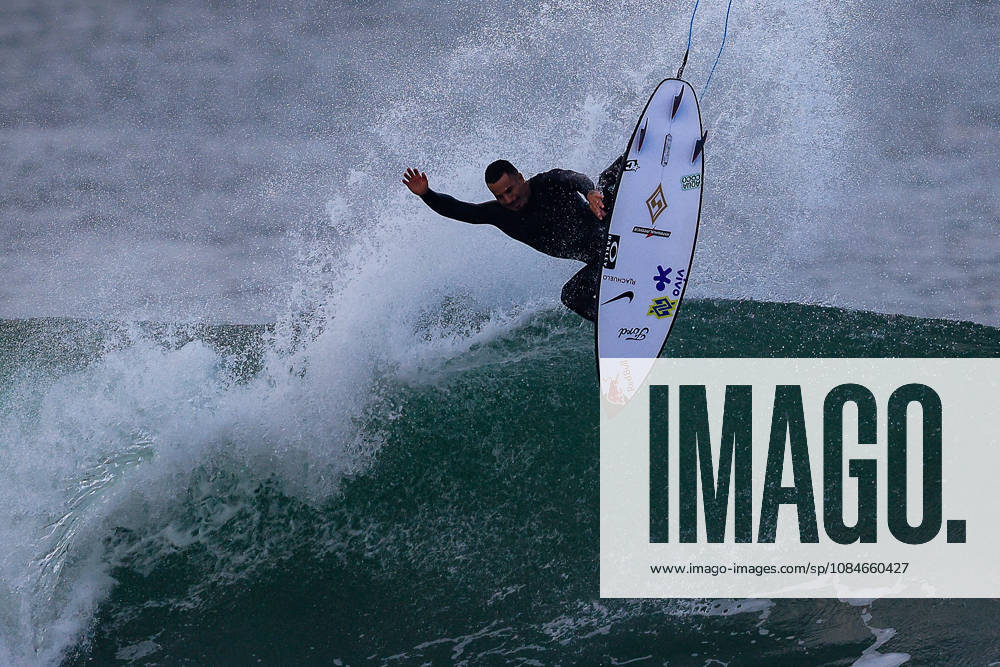 Meo Rip Curl Pro Portugal - Quarter Finals Italo Ferreira of Brazil warms up during the Meo Rip Curl Pro Portugal at Praia dos Supertubos in Peniche, Portugal, on October 17, 2026.