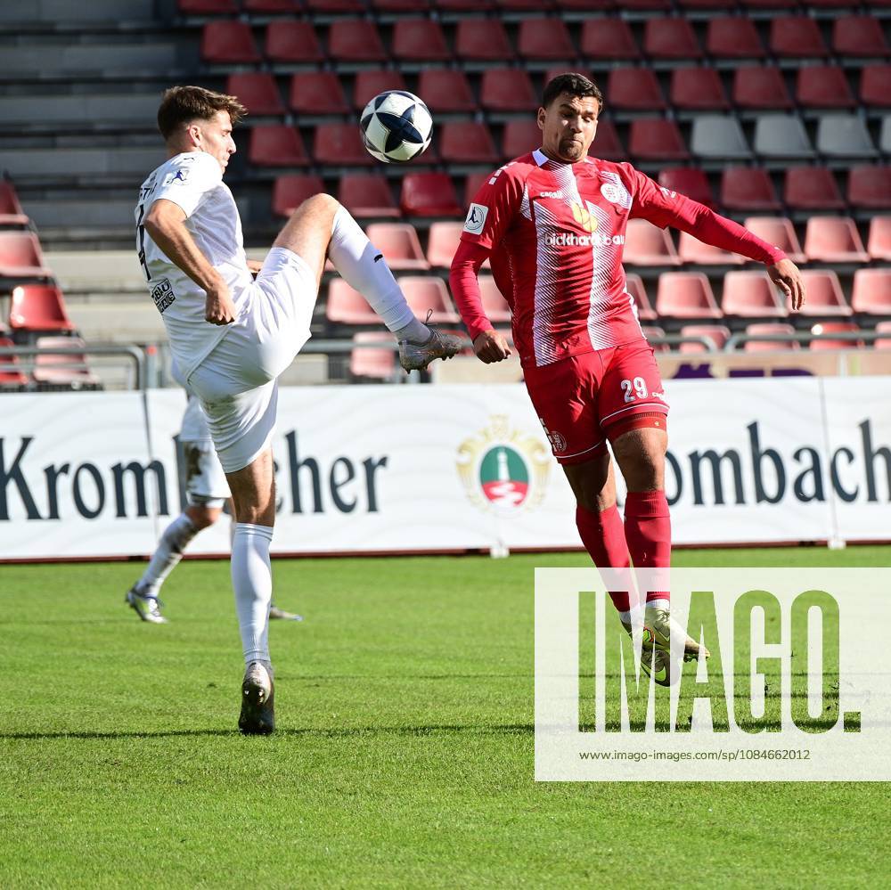Kassel, Auestadion, Regionalliga Südwest, 2026–2027 season, KSV Hessen Kassel vs. VFR Mannheim, Hans Juraj Hartmann (VFR) vs. Cemal Sezer 29, Hessen, Kassel