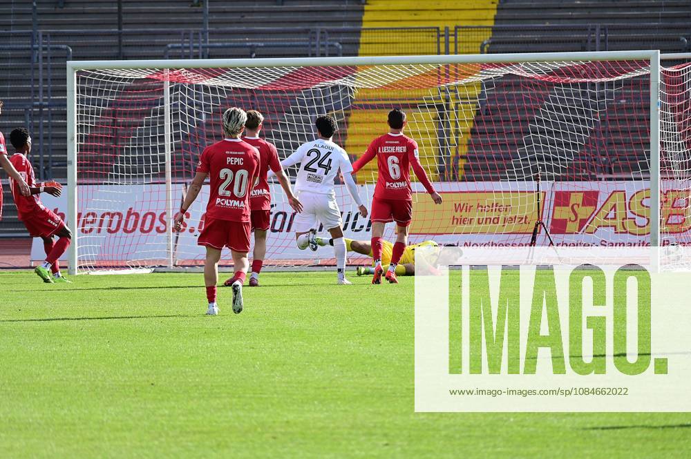 Kassel, Auestadion, Regionalliga Südwest, 2026–2027 season, KSV Hessen Kassel vs. VFR Mannheim, Goal to make it 1–0 by Lukas Peter Rupp, VFR