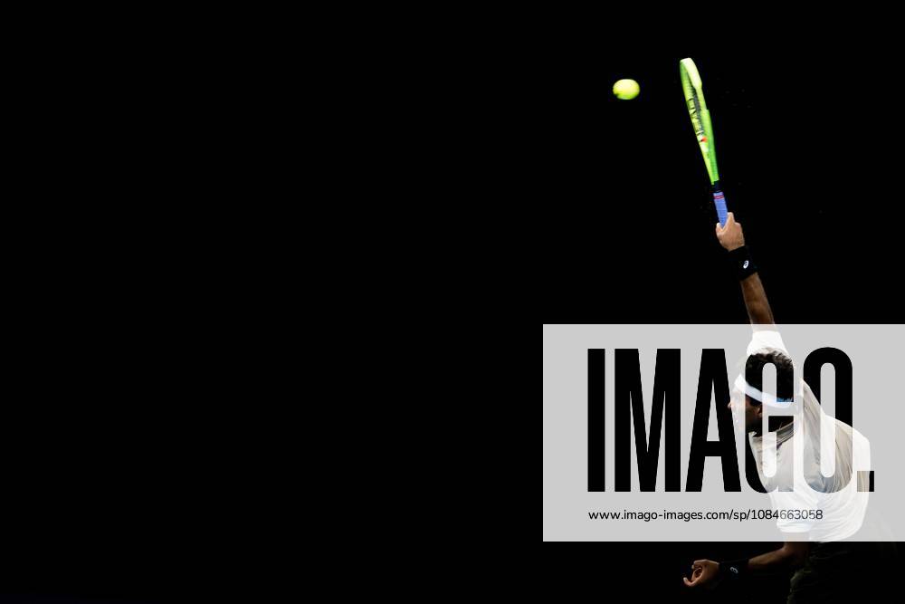 Nishesh Basavareddy of the United States pictured in action during the European Open ATP, Tennis Herren tennis tournament in Brussels, on Saterday 17 October. This year s edition of the tournament is taking place from 17 to 25 October JASPERxJACOBS x190102559x