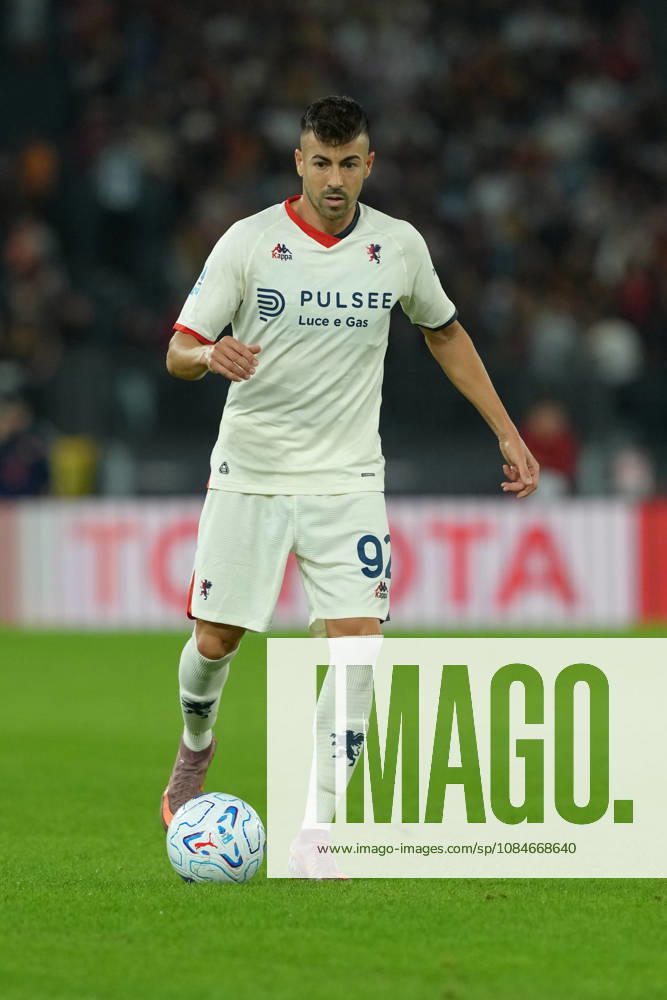 Stephan El Shaarawy of Genoa CFC during the Serie A 2026 2027 football match between AS Roma and Genoa CFC at Stadio Olimpico in Rome (Italy), October 17, 2026. antoniettaxbaldassarre