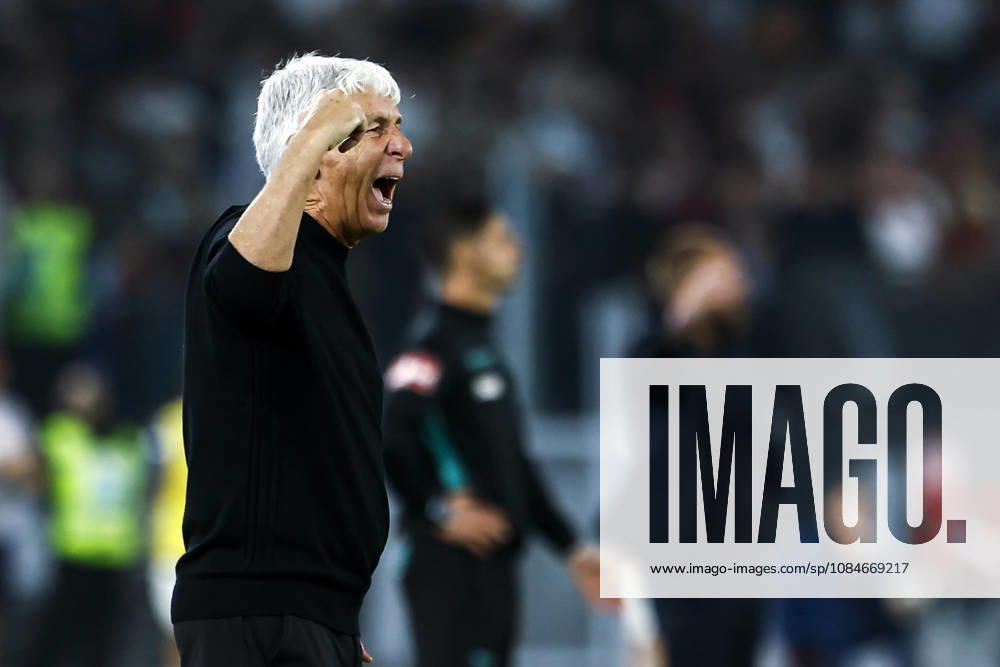 Rome, ITALIA ROMA: Romas coach Gian Piero Gasperini reacts during the Italian Serie A soccer match AS Roma vs Genoa CFC at the Olimpico stadium in Rome, Italy, 17 October 2026. ANSA ANGELO CARCONI. Soccer: Serie A; AS Roma Vs Genoa CFC - ZUMAa110 20261017_zaf_a110_033