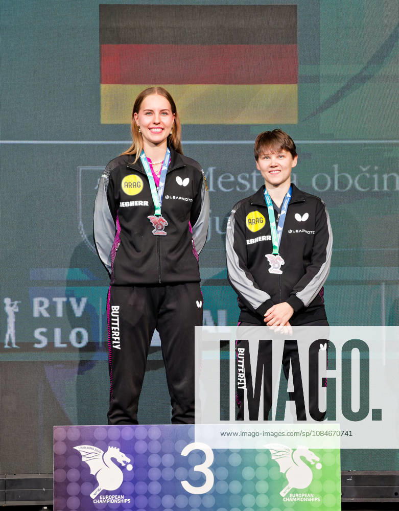 Annett Kaufmann and Nina Mittelham win bronze in doubles at the European Table Tennis Championships in Ljubljana, Slovenia LJUBLJANA, SLOVENIA, OCTOBER 17, 2026 Natalia Bajor of Poland and Tatiana Kukulkova of Slovakia win gold at the European Table Tennis Championships in Ljubljana, Slovenia. Second place went to the Polish pair Zuzanna Wielgos and Anna Brzyska, and third place to the German duo Annett Kaufmann (SV DJK Kolbermoor) and Nina Mittelham (ttc berlin eastside), as well as the Romanian pair Bernadette Szöczs and Elizabeta Samara. Ljubljana Stozice Arena, Slovenia