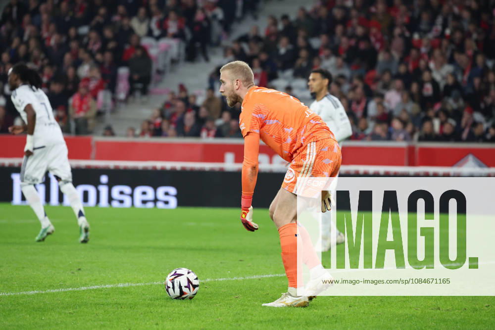 Egil SELVIK (Brest) lors du match LOSC Lille vs Brest, Ligue 1, Decathlon Arena stade Pierre Mauroy, le 17 octobre 2026 - photo Laurent Sanson PsnewZ
