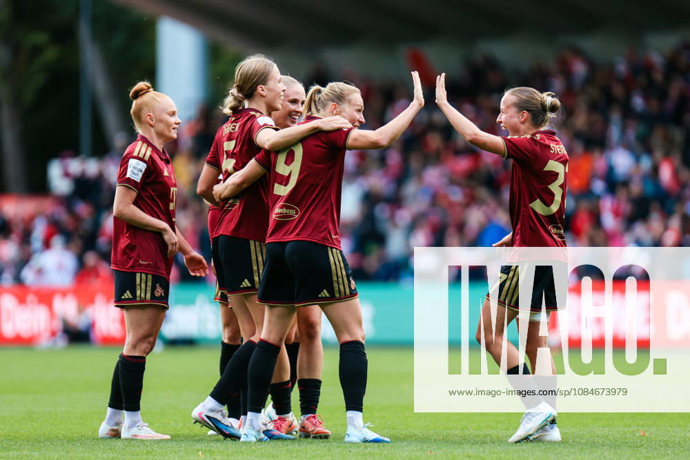 Google Pixel Women s Bundesliga 1 FC Cologne Hamburger SV 17 10 2026 Laura Vogt 1 FC Cologne, 8 Celina Degen 1 FC Köln, 5 Pauline Bremer 1 FC Köln, 9 Beke Sterner 1 FC Köln, 37 celebrate the 2–0 goal by Pauline Bremer 1 FC Köln, 9 Google Pixel Women’s Bundesliga 1 FC Köln Hamburger SV Cologne, Franz Kremer Stadium October 17, 2026 DFB regulations prohibit any use of photographs as image sequences and or quasi-video