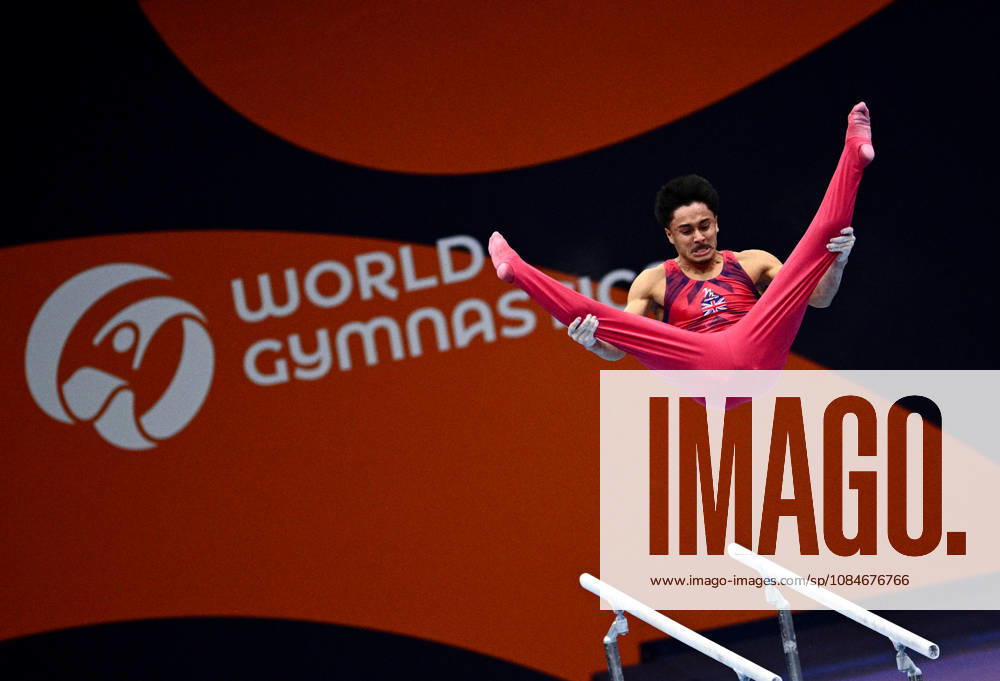 Netherlands Artistic Gymnastics World Championships Qualifiers 9266994 17.10.2026 Britain s Jake Jarman competes on the parallel bars during the men s qualification at the 2026 World Artistic Gymnastics Championships in Rotterdam, the Netherlands. Alexey Filippov Sputnik Rotterdam Netherlands