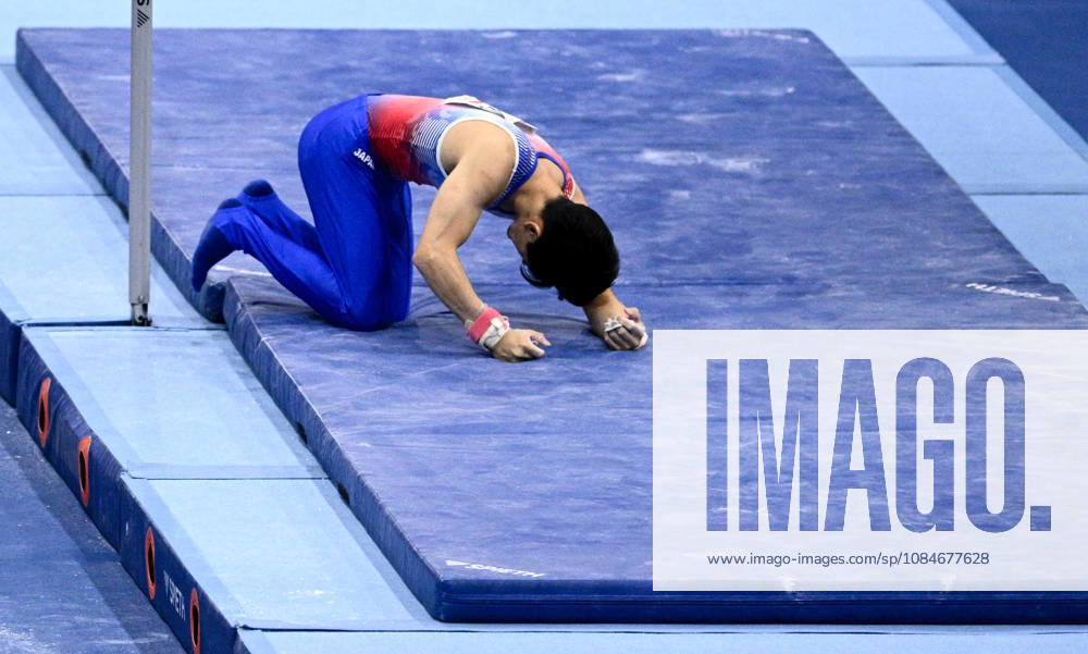 Netherlands Artistic Gymnastics World Championships Qualifiers 9267017 17.10.2026 Japan s Fusuke Maeda reacts after competing on the horizontal bar during the men s qualification at the 2026 World Artistic Gymnastics Championships in Rotterdam, the Netherlands. Alexey Filippov Sputnik Rotterdam Netherlands