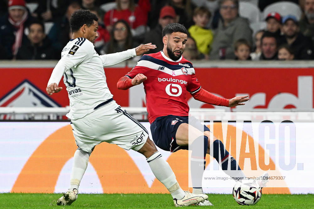 Lille OSC vs Brest Kenny Lala (70) of Brest and Calvin Verdonk (24) of Lille pictured during the French Mc Donalds Ligue 1 season 2026 - 2027 matchday 7 game between Lille OSC and Stade Brest on October 17 , 2026 in Lille, France. (Photo by Jill Delsaux Isosport) Lille France