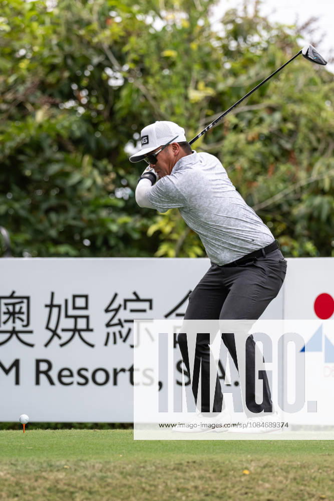 Justin QUIBAN from The Philippines on the 1st tee.Macau Open Golf 2026 Final Round. Macau China - ZUMAr144 20261018_zap_r144_036