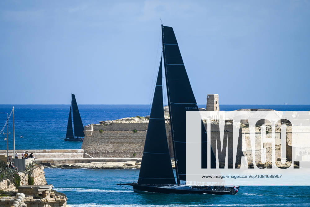 (261018) -- VALLETTA, Oct. 18, 2026 -- Yachts are seen sailing from the Grand Harbour of Malta, port of Valletta, during the 47th Rolex Middle Sea Race in Valletta, Malta, on Oct. 17, 2026. (Photo by Xinhua) (SP)MALTA-VALLETTA-SAILING-ROLEX MIDDLE SEA RACE JonathanxBorg