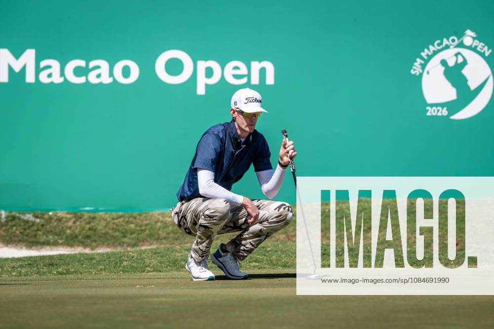 Charles PORTER from the USA takes the tied lead on -14 Par with a stunning -9 Par final round. Macau Open Golf 2026 Final Round. Macau Open Golf 2026 Final Round - ZUMAr144 20261018_zap_r144_056