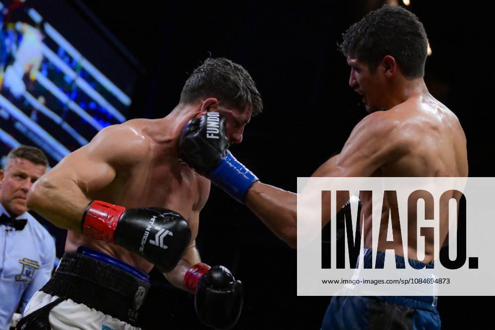 SEBASTIAN FUNDORA defeats ERMAL HADRIBEAJ via KO in round 12 at the Chelsea of The Cosmopolitan in Las Vegas. Las Vegas USA - ZUMAo117 20261018_zsp_o117_014
