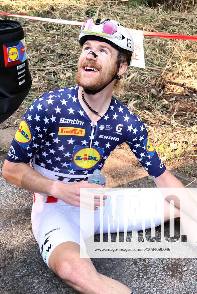 Utsunomiya, Japan - American cyclist Quinn Simmons of Lidl-Trek smiles after he won the Utsunomiya Japan Cup Cycle Road Race in Utsunomiya, 100km north of Tokyo on Sunday, October 18, 2026. Quin Simmons won the 144km race. (photo by Yoshio Tsunoda AFLO) Noxthirdxpartyxsales 0869839636st YoshioxTsunodax