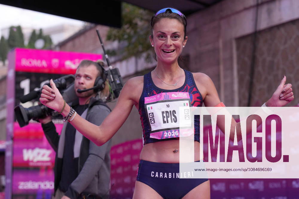 Epis Giovanna during the 3th edition of the Wizz Air Rome Half Marathon by Brooks 2026 Rome s, Italy - Sunday, October 18, 2026. ( Photo by Alfredo Falcone LaPresse )