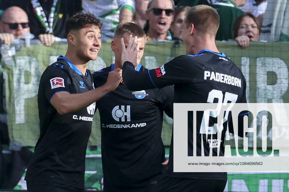 Stefano Marino of SC Paderborn 07 celebrates his goal—making the score 0–1—with Steffen Tigges of SC Paderborn 07 during the Bundesliga 1 match between SV Werder Bremen and SC Paderborn 07, Weserstadion on October 17, 2026, in Bremen, Germany. Photo by Marco Steinbrenner, DeFodi Images. Stefano Marino of SC Paderborn 07 celebrates after scoring his team’s first goal with Steffen Tigges of SC Paderborn 07 during the Bundesliga match between SV Werder Bremen and SC Paderborn 07 at Weserstadion on October 17, 2026 in Bremen, Germany. Photo by Marco Steinbrenner, DeFodi Images. DFB and DFL regulations prohibit any use of photographs as image sequences and or quasi-video. Photo by Marco Steinbrenner, DeFodi Images.