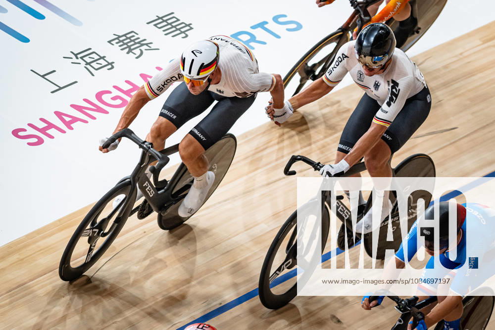 KLUGE Roger, AUGENSTEIN Moritz 2026 UCI Track Cycling World Championships KLUGE Roger AUGENSTEIN Moritz GER Germany Landscape orientation Landscape Event 2026 UCI Track Cycling World Championships Category Cycling Track Cycling World Championships Elite Men Location Asia China Shanghai Chongming Shanghai Velodrome Discipline Madison Distance 50 km Date October 18, 2026, Sunday Day 5
