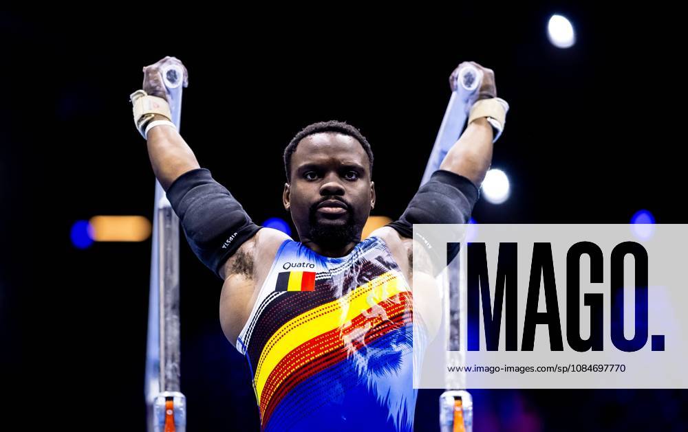 ROTTERDAM - Noah Kuavita (BEL) in action during the qualifications at the World Gymnastics Championships in Rotterdam Ahoy. IRIS VAN DEN BROEK ANP ANPxSportx IVx 572822459 originalFilename: 572822459