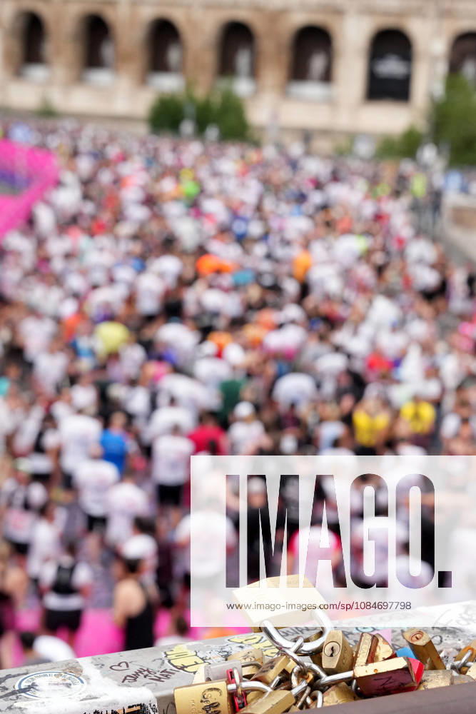 A moment of during the 3th edition of the Wizz Air Rome Half Marathon by Brooks 2026 Rome s, Italy - Sunday, October 18, 2026. ( Photo by Alfredo Falcone LaPresse )