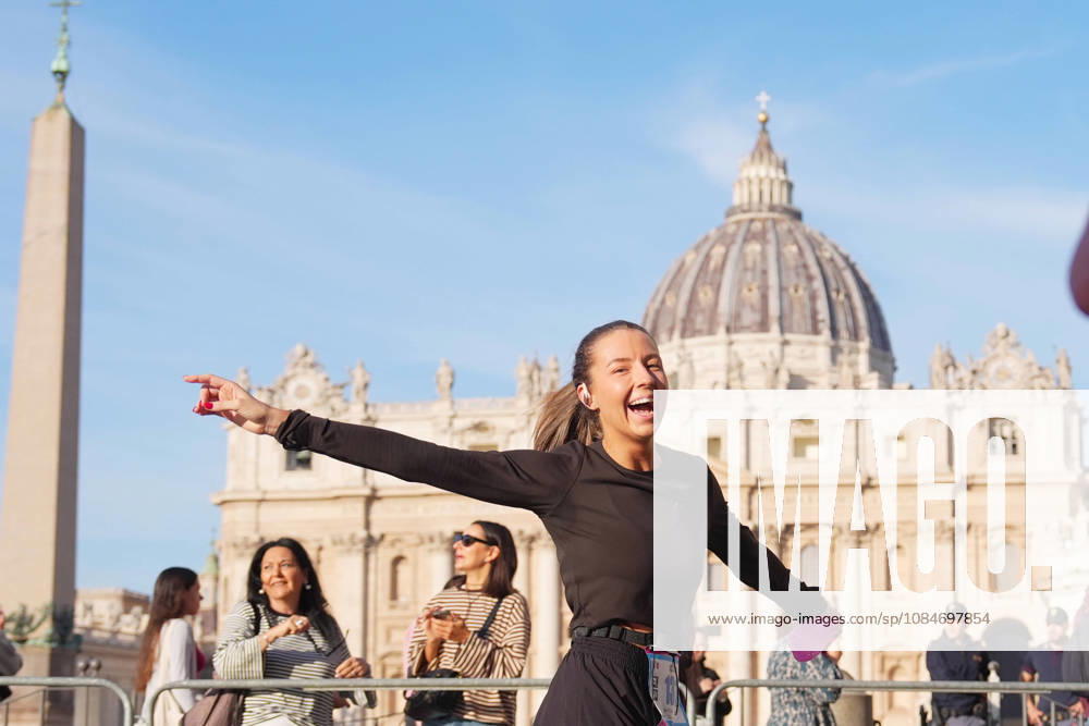 A moment during the Wizz Air Half Marathon 2026- Rome , October 18 , 2026 .
