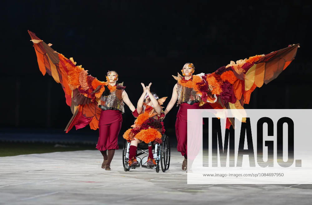 (261018) -- NAGOYA, Oct. 18, 2026 -- Artists perform during the opening ceremony of the Aichi-Nagoya Asian Para Games in Nagoya, Japan, Oct. 18, 2026. ) (SP)JAPAN-NAGOYA-ASIAN PARA GAMES-OPENING CEREMONY JiaxHaocheng