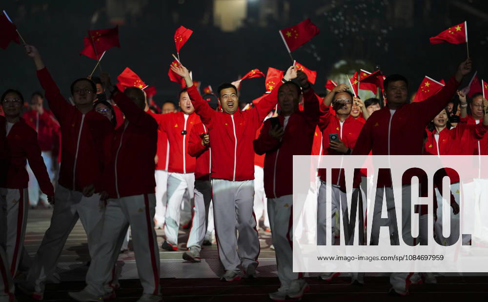 (261018) -- NAGOYA, Oct. 18, 2026 -- The delegation of China parades into the stadium during the opening ceremony of the Aichi-Nagoya Asian Para Games in Nagoya, Japan, Oct. 18, 2026. ) (SP)JAPAN-NAGOYA-ASIAN PARA GAMES-OPENING CEREMONY JiaxHaocheng