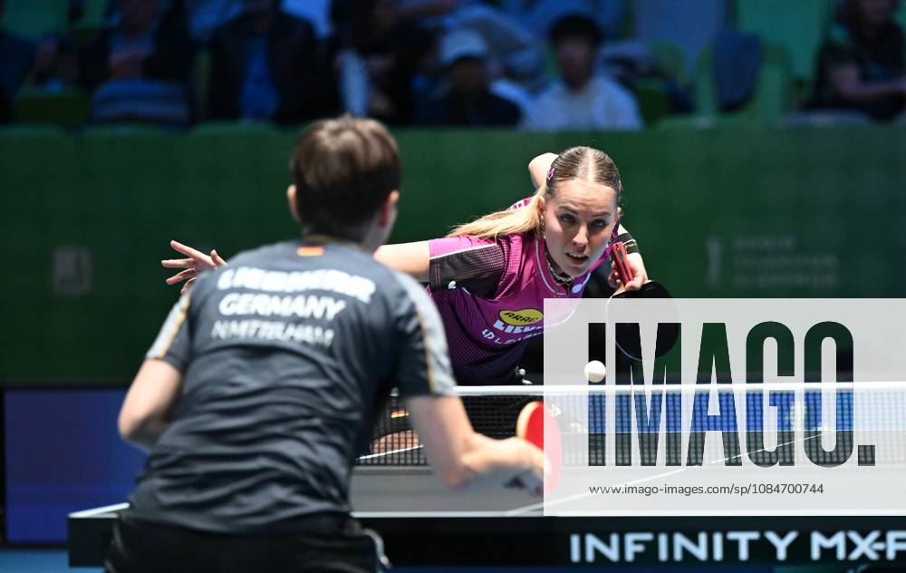 Annett Kaufmann of SV DJK Kolbermoor advances to the semifinals of the European Table Tennis Championships in Ljubljana, Slovenia LJUBLJANA, SLOVENIA, OCTOBER 18, 2026 Annett Kaufmann of SV DJK Kolbermoor (pictured) and Nina Mittelham of ttc berlin eastside will face off in an all-German matchup in the semifinals of the European Table Tennis Championships in Ljubljana, Slovenia Ljubljana, Slovenia
