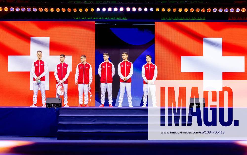 ROTTERDAM - The Swiss gymnasts in action during the qualifications at the World Gymnastics Championships in Rotterdam Ahoy. IRIS VAN DEN BROEK ANP ANPxSportx IVx 572831833 originalFilename: 572831833