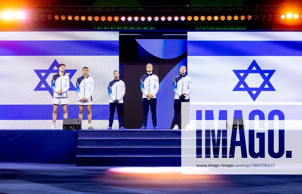 ROTTERDAM - The Israeli gymnasts in action during the qualifications at the World Gymnastics Championships in Rotterdam Ahoy. IRIS VAN DEN BROEK ANP ANPxSportx IVx 572831926 originalFilename: 572831926