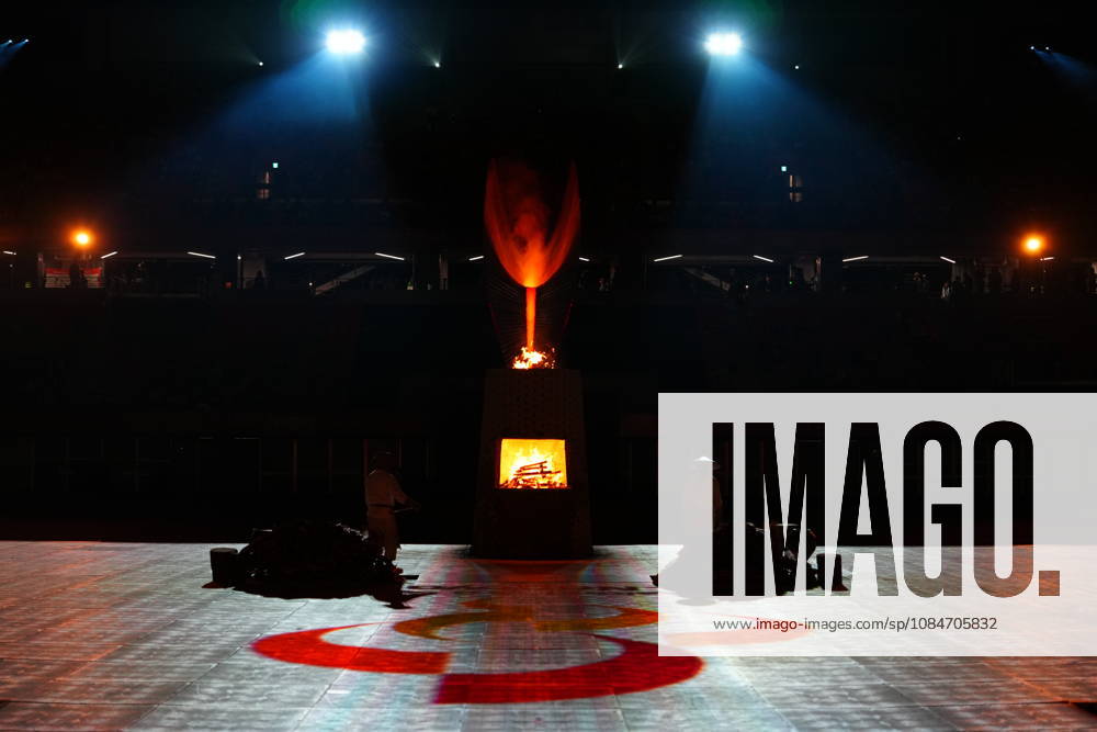 (261018) -- NAGOYA, Oct. 18, 2026 -- The cauldron is lit during the opening ceremony of the Aichi-Nagoya Asian Para Games in Nagoya, Japan, Oct. 18, 2026. ) (SP)JAPAN-NAGOYA-ASIAN PARA GAMES-OPENING CEREMONY JiaxHaocheng