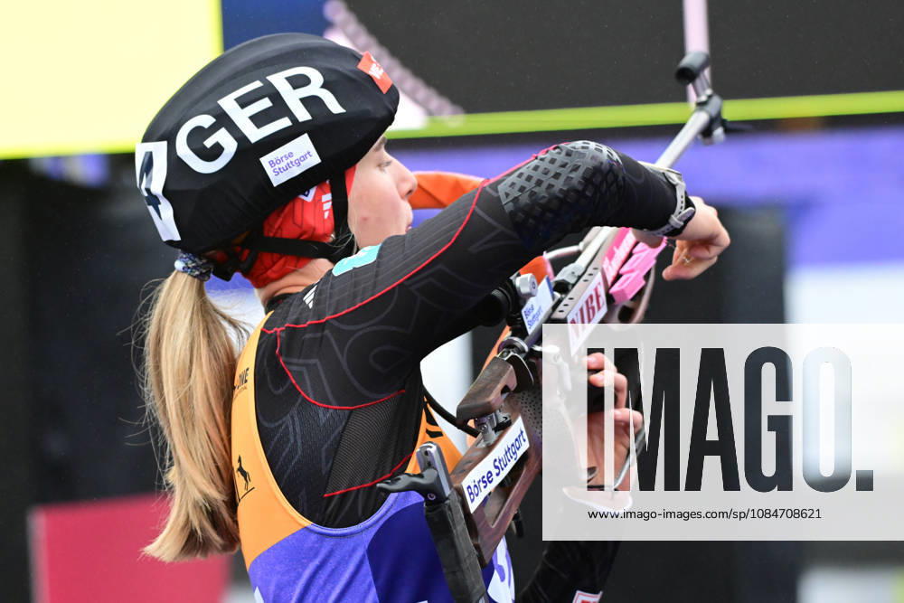 BIATHLON: Julia TANNHEIMER (GER) during the Women s and Men s Super Sprint Qualifier at the Loop One Biathlon Opening Festival in Munich s Olympic Park on October 18, 2026, Germany, Bavaria, Munich, Hans-Jochen-Vogel-Platz, Olympic Park, Bavaria, Germany