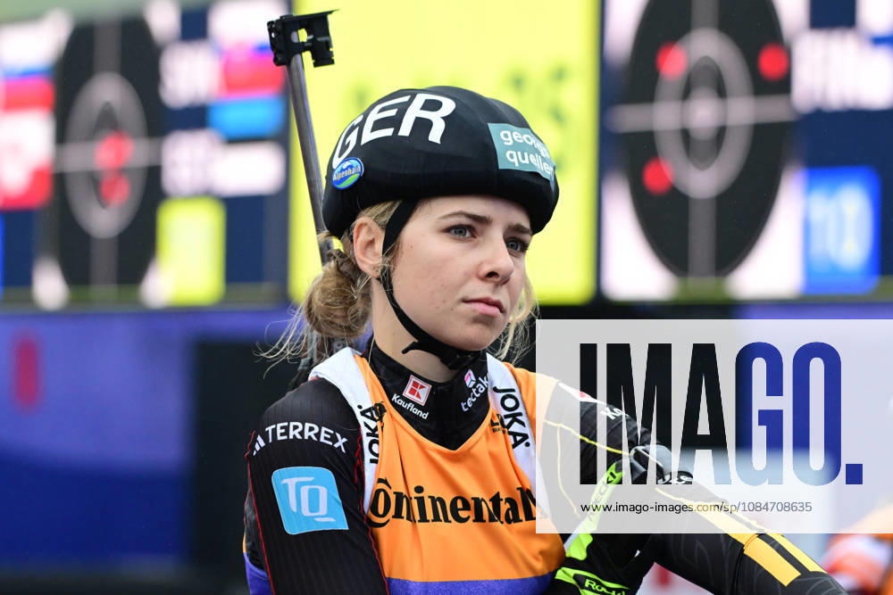 BIATHLON PUFF Johanna GER at the Women s and Men s Super Sprint Qualifier during the Loop One Biathlon Opening Festival at the Olympic Park in Munich on October 18, 2026, Germany, Bavaria, Munich, Hans-Jochen-Vogel-Platz, Olympic Park, Bavaria, Germany