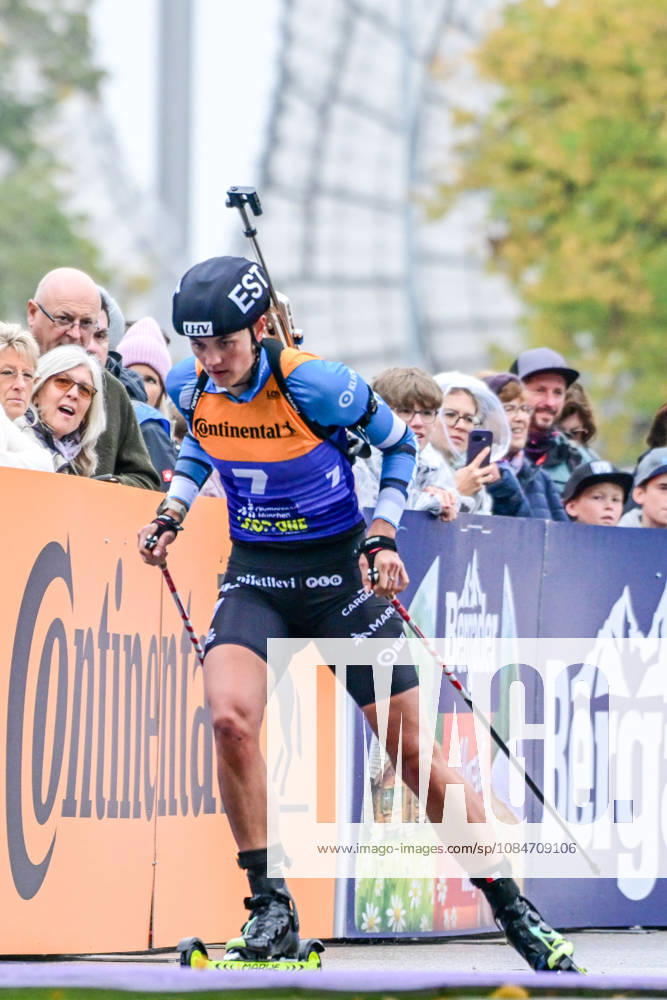 BIATHLON KUELM Susan EST during the Women s and Men s Super Sprint Qualifier at the Loop One Biathlon Opening Festival in Munich s Olympic Park on October 18, 2026, Germany, Bavaria