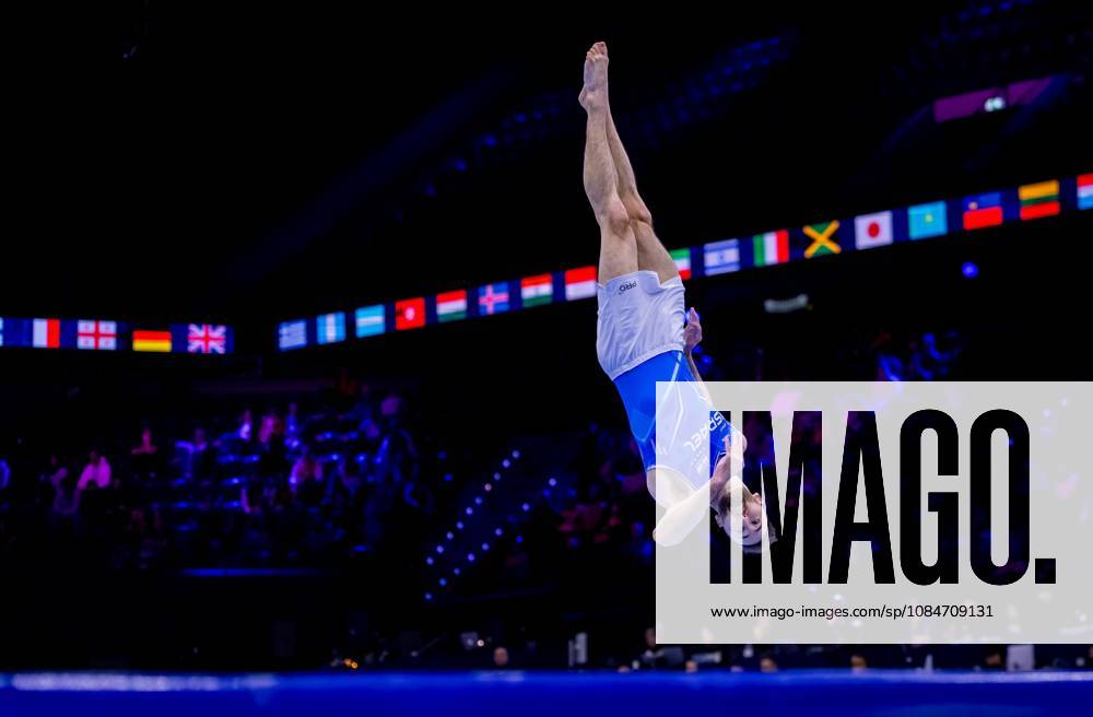 ROTTERDAM - XXX (ISR) in action during the qualifications at the World Gymnastics Championships in Rotterdam Ahoy. IRIS VAN DEN BROEK ANP ANPxSportx IVx 572836603 originalFilename: 572836603