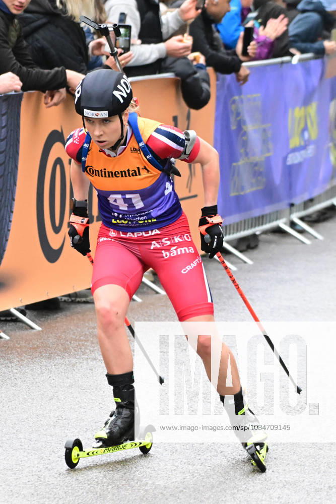 BIATHLON RANDBY Gro NOR at the Women s and Men s Super Sprint Qualifier during the Loop One Biathlon Opening Festival at the Olympic Park in Munich on October 18, 2026, Germany, Munich, Bavaria, Hans-Jochen-Vogel-Platz, Olympic Park, Bavaria, Germany