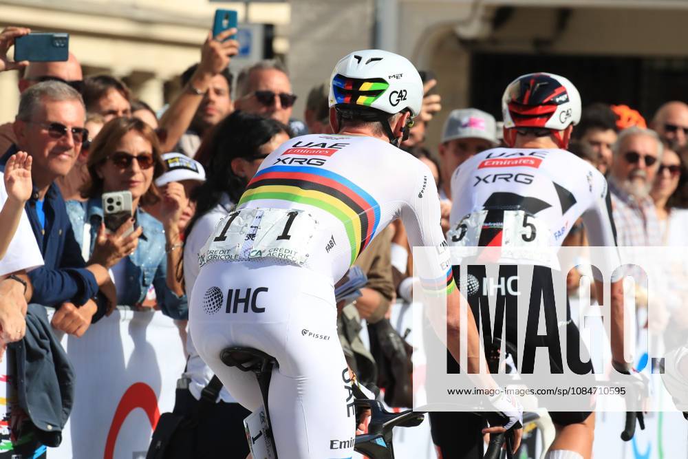 Veneto Classic - UCI Cycling race Pierre Teyssot MAXPPP ; Veneto Classic - UCI Cycling race . Cittadella, Italy on October 18, 2026. Brandon McNulty (USA) and team mate Pavel Sivakov (FRA) UAE Team Emirates-XRG Pierre Teyssot Maxppp Cittadella Veneto Italy