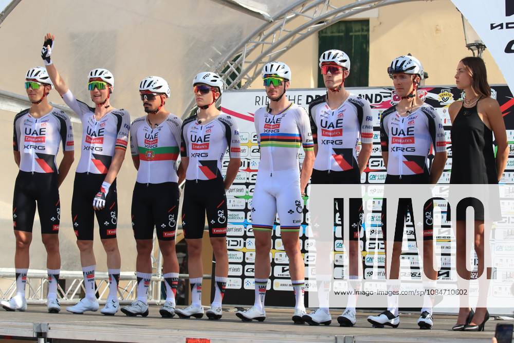 Veneto Classic - UCI Cycling race Pierre Teyssot MAXPPP ; Veneto Classic - UCI Cycling race . Cittadella, Italy on October 18, 2026. MCNULTY, Brandon, US, UAE Team Emirates-XRG, BARONCINI, Filippo, IT, COSNEFROY, Benoît, FR, MORGADO, António, PT, SIVAKOV, Pavel, WELLENS, Tim, BE, MAUSS, Moritz, DE Pierre Teyssot Maxppp Cittadella Veneto Italy