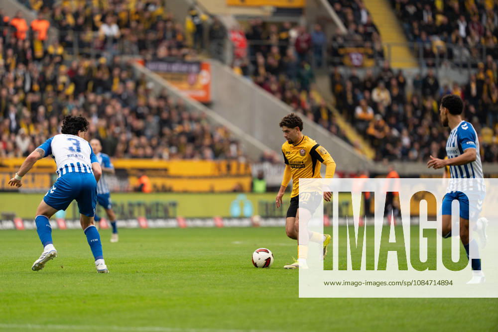 Pictured: Ben Bobzien 20, SG Dynamo Dresden 18, October 10, 2026; SG Dynamo Dresden vs. 1. FC Magdeburg, Bundesliga Matchday 8, Soccer, Germany, Dresden, Rudolf Harbig Stadium