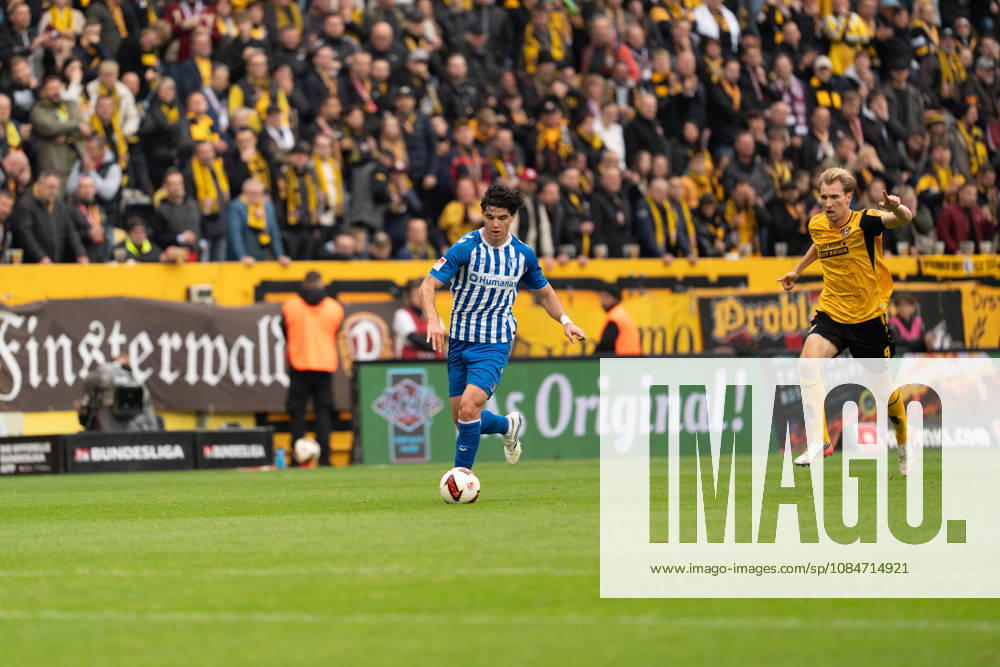 Pictured: Am Ball 1 FC Magdeburg, October 18, 2026; SG Dynamo Dresden vs. 1 FC Magdeburg, Bundesliga Matchday 8, Soccer, Germany, Dresden, Rudolf Harbig Stadium