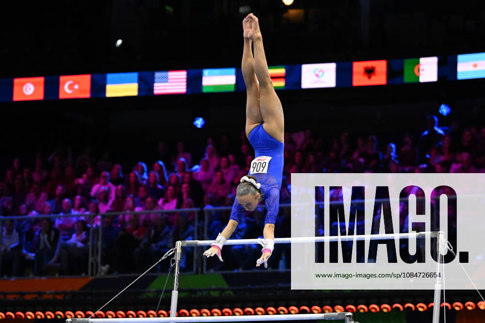 IPA89865436 - Claire Pease (USA) on the uneven bars during the 54th Artistic Gymnastics World Championships in Rotterdam, Netherlands, on October 18, 2026