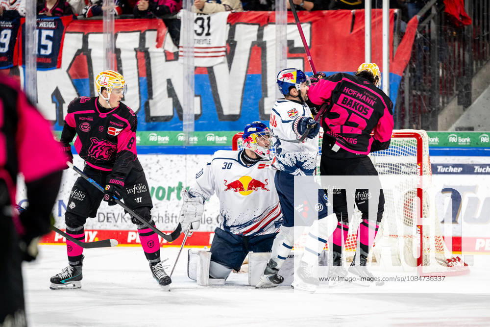 2026–2027 Ice Hockey Season, Penny DEL, Nuremberg Ice Tigers, Icetigers, Red Bull Munich, ThHa Antoine Bibeau, 30, Red Bull Munich, RBM, Ryan Murphy, 24, Red Bull Munich, RBM Timo Bakos 22, Nuremberg Ice Tigers, NIT Shot on goal, Kick, Foot