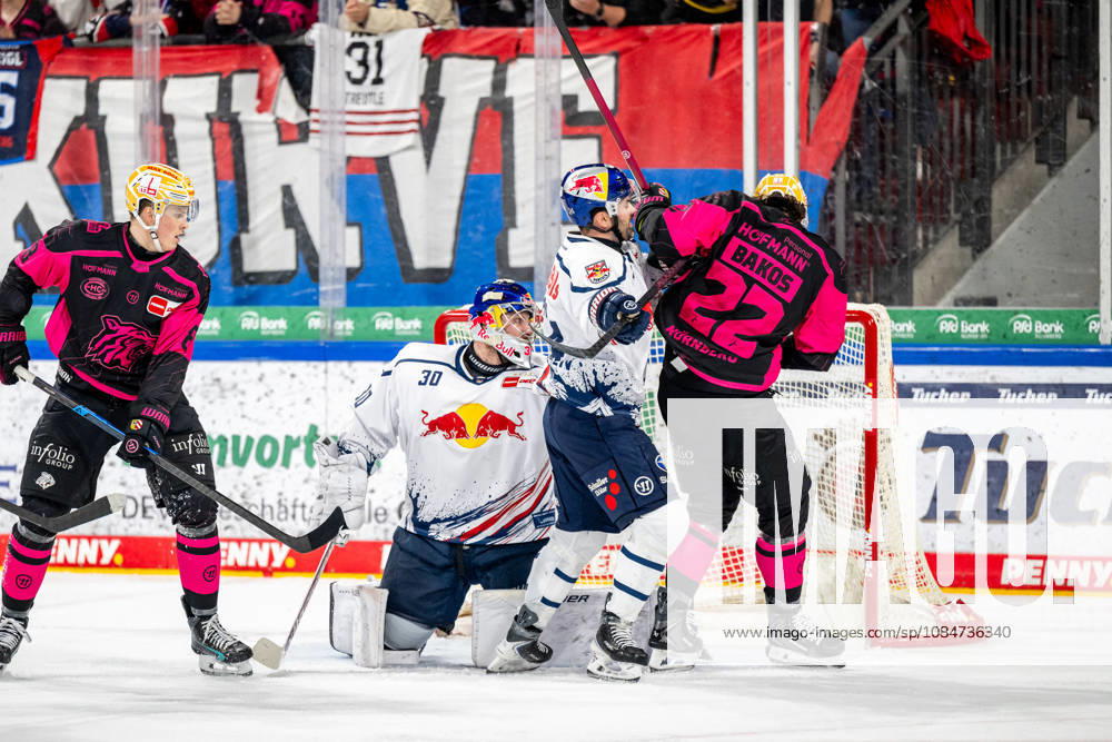 2026–2027 Ice Hockey Season, Penny DEL, Nuremberg Ice Tigers, Icetigers, Red Bull Munich, ThHa Antoine Bibeau, 30, Red Bull Munich, RBM, Ryan Murphy, 24, Red Bull Munich, RBM Timo Bakos 22, Nuremberg Ice Tigers, NIT Shot on goal, Kick, Foot