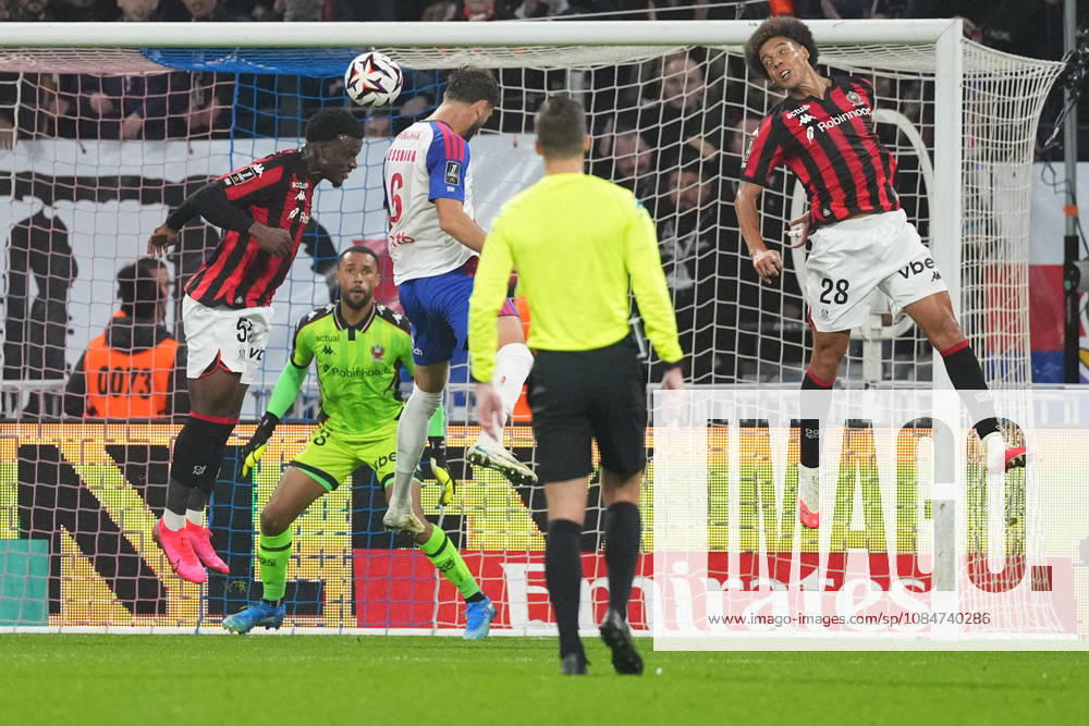Olympique Lyonnais v OGC Nice - Ligue 1 McDonald s 2026 2027 Tanner TESSMANN of Olympique Lyonnais scores his team second goal his team first goal during Ligue 1 McDonald s match between Lyon and Nice at Groupama Stadium on October 18, 2026 in Lyon, France. Lyon France