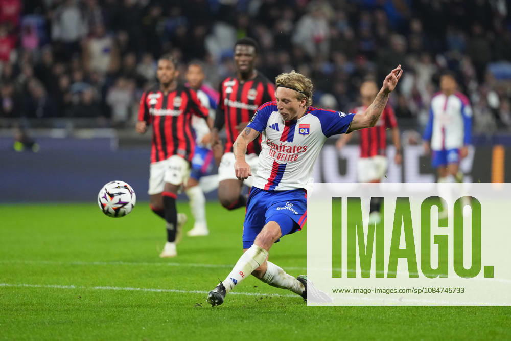 Olympique Lyonnais v OGC Nice - Ligue 1 McDonald s 2026 2027 Mads BIDSTRUP of Olympique Lyonnais during Ligue 1 McDonald s match between Lyon and Nice at Groupama Stadium on October 18, 2026 in Lyon, France. Lyon France