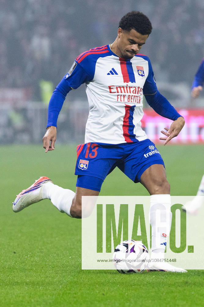 Zachary Athekame (Lyon) seen during Ligue 1 26 27 game between teams of Olympique Lyon and OGC Nizza at Groupama Stadium (Benjamin Faes Ball Raw Images) Lyon Groupama Stadium France