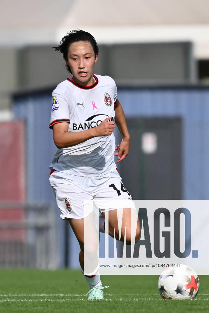 AS Roma v AC Milan - Serie A Women Soo-Jeong Park of A.C. Milan Femminile is in action during the Serie A Women Athora, match day 3, between A.S. Roma and A.C. Milan Femminile, at the Tre Fontane Stadium in Roma, Italy, on October 18, 2026. Rome Italy Italy
