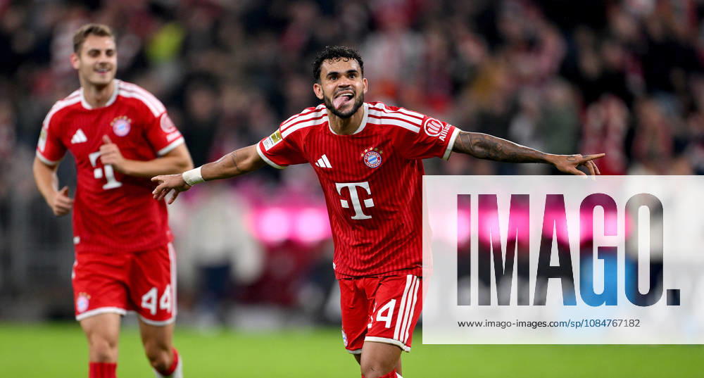 Soccer: Bundesliga Season 2026–2027, Matchday 6, October 17, 2026: FC Bayern Munich vs. RB Leipzig, Luis Diaz, FC Bayern Munich