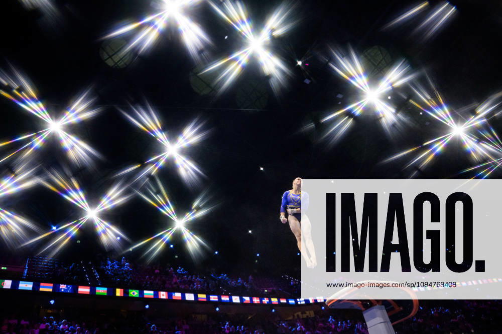 Editor’s note: An on-camera star filter was used to create this image. Nathalie Westlund of Sweden competes in the women’s vault qualifiers during day three of the 2026 Artistic Gymnastics World Championships on October 19, 2026 in Rotterdam. Photo by Joel Marklund, BILDBYRÅN. Code: JM JM0860. women’s artistic gymnastics, artistic gymnastics, gymnastics, World Championships, women’s artistic gymnastics, artistic gymnastics, gymnastics, World Championships, women’s, Sweden
